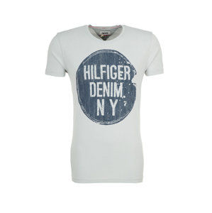 Tommy Hilfiger pánské světle šedé tričko - XL (410)